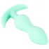 Cuties - analplugg mini - mjuk silikon - mintgrön 2,3 cm