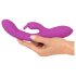 Javida Thumping Rabbit - 3-motors klitorisvibrator med kaninarmar (lila)