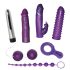 You2Toys - sexleksak set med vibrator - 7 delar - glitter