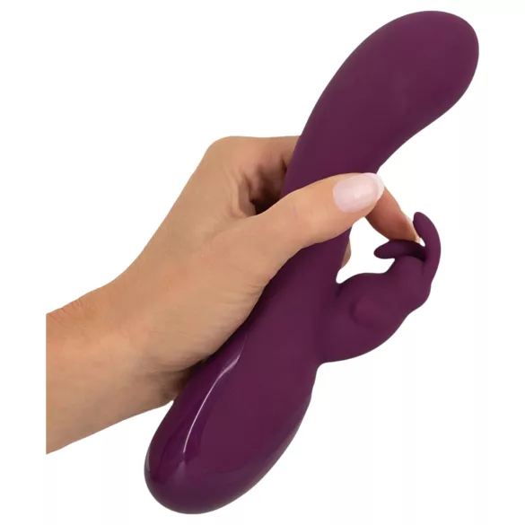 SMILE - vibrator med klitorisstimulering - uppladdningsbar 3 motorer - lila