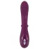 SMILE - vibrator med klitorisstimulering - uppladdningsbar 3 motorer - lila