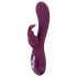 SMILE - vibrator med klitorisstimulering - uppladdningsbar 3 motorer - lila