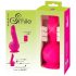 SMILE Powerful - uppladdningsbar, 2-motors vakuumvibrator (rosa)