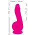 SMILE Powerful - uppladdningsbar, 2-motors vakuumvibrator (rosa)