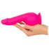 SMILE Powerful - uppladdningsbar, 2-motors vakuumvibrator (rosa)