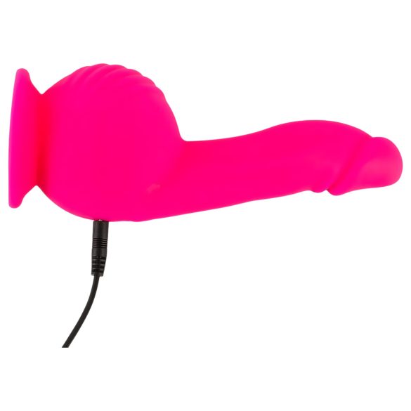 SMILE Powerful - uppladdningsbar, 2-motors vakuumvibrator (rosa)