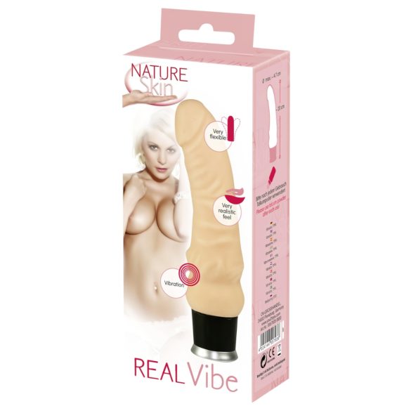 Nature Skin - Realistisk vibrator - Hudfärgad