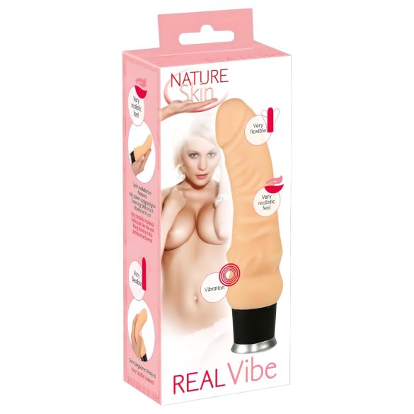 Nature Skin - Realistisk vibrator - Hudfärgad