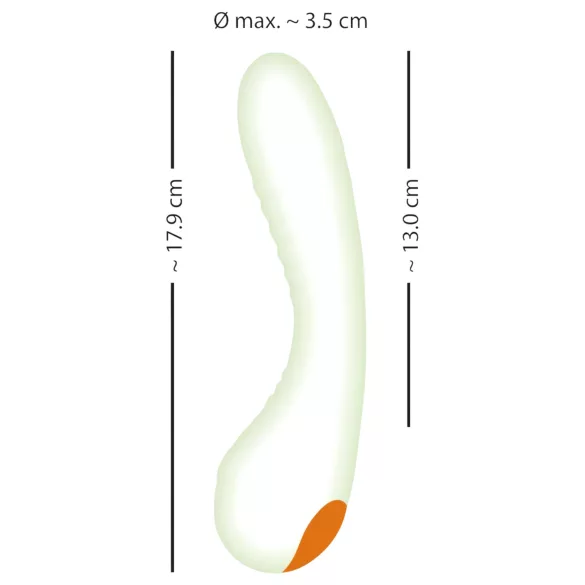 You2Toys - G-punkt vibrator - självlysande - vit