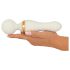 You2Toys Glow in the Dark - Masserande Vibrator (vit)