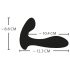 XOUXOU - Bärbar G- och P-punkt vibrator (svart)