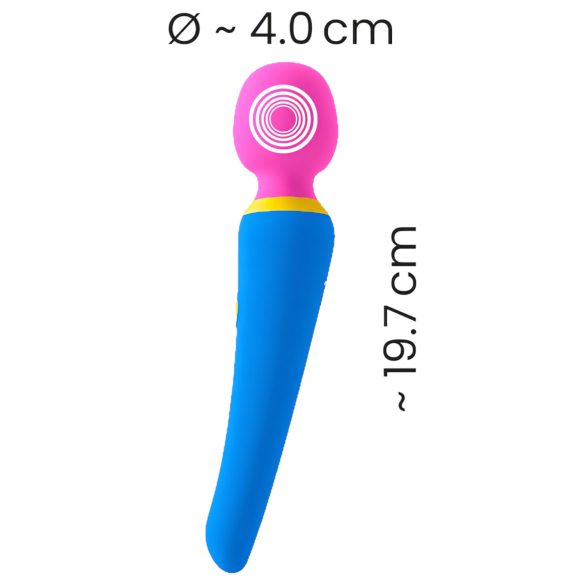You2Toys - massagevibrator uppladdningsbar vattentät - färgglad