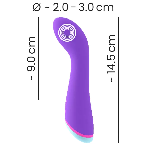You2Toys - G-punkt vibrator - uppladdningsbar, vattentät - lila