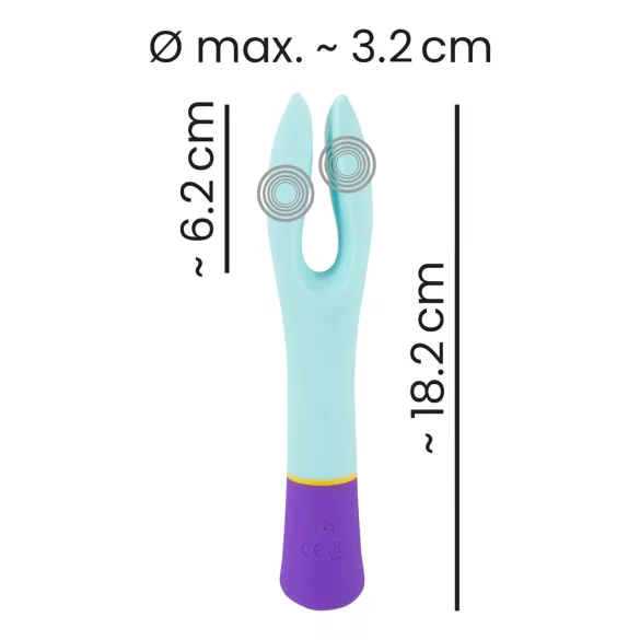 You2Toys - vibrator med två motorer