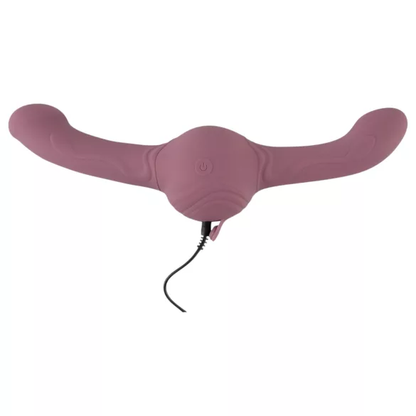 You2Toys - dubbeländad vibrator - lila