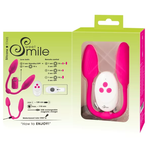 Sweet Smile - RC Dubbel Geishakula (rosa)