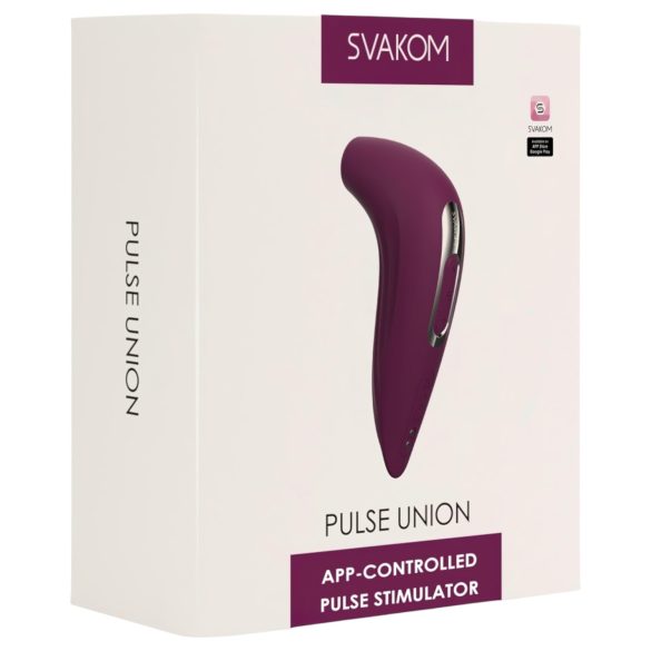 Svakom Pulse Union - smart luftvågklitorisstimulator (lila)