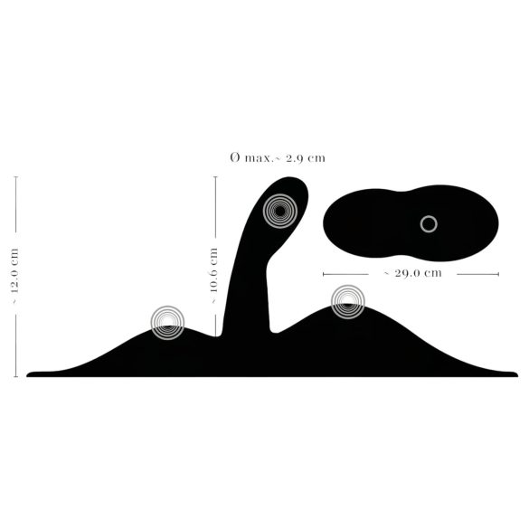 VibePad 3 - G-punkt vibratorkudde - uppladdningsbar - svart