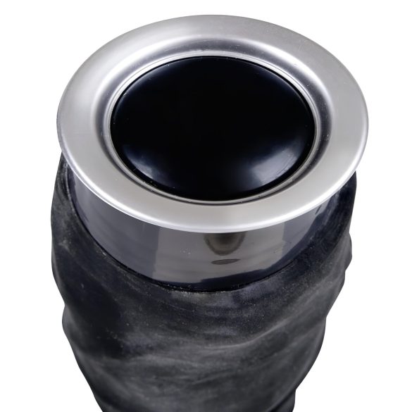 Nature Skin - realistisk vibrator - svart - 22cm