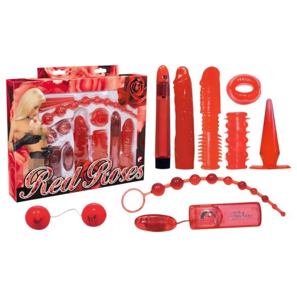 You2Toys - Röda rosor - 9-delad vibrator set