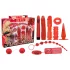You2Toys - vibrator set - 9 delar - röd