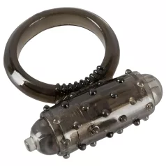 You2Toys - silikon penisring med vibration - svart