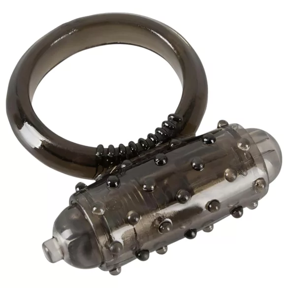 You2Toys - silikon penisring med vibration - svart