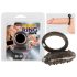 You2Toys - Svart silikonvibrerande penisring