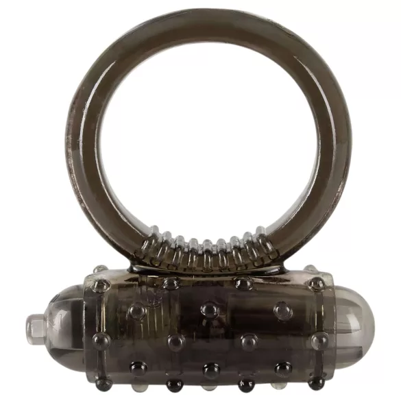 You2Toys - silikon penisring med vibration - svart