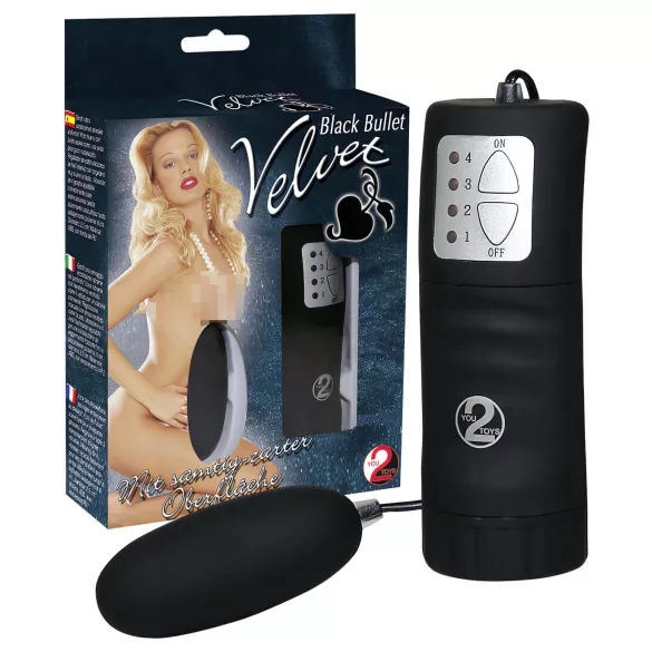You2Toys - vibroägg - silkeslen svart