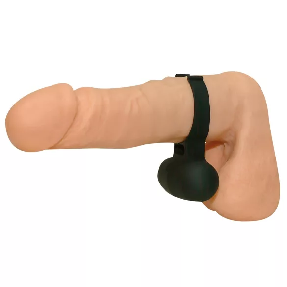 Svart vibratorring för penis