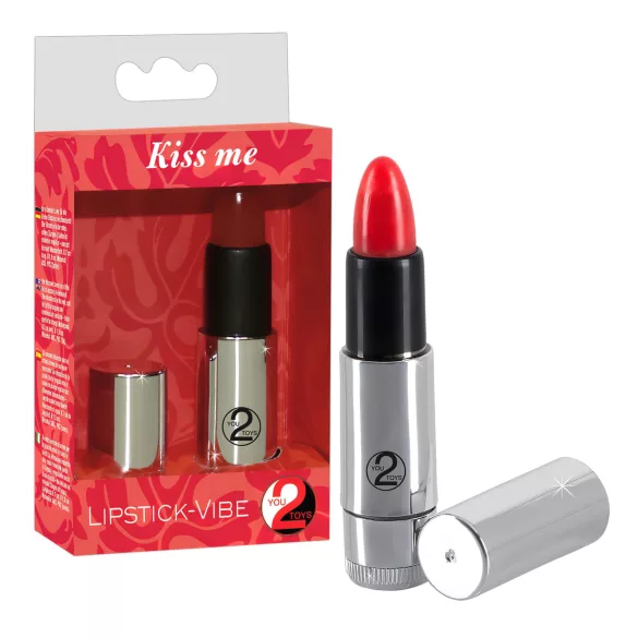 You2Toys - Mini vibrator - Läppstift design - Röd