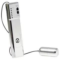 You2Toys - Vibratorägg - Silver - Trådlös fjärrkontroll