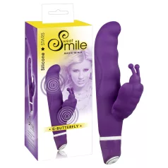 SMILE - fjärrstyrd vibrator - fjärilsdesign - silikon