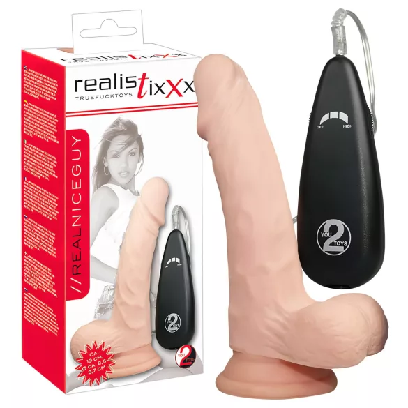 realistixxx Äkta, naturlig vibrator (17,5cm)