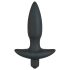 Black Velvet analplugg med vibration - liten