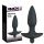 Black Velvet analplugg vibrator - medium