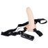 You2Toys - strap-on dildo med vibrator - naturfärg