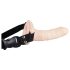 You2Toys - strap-on dildo med vibrator - naturfärg