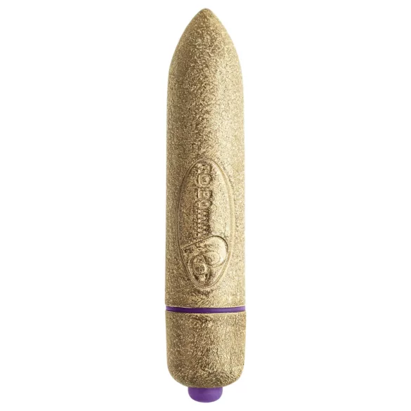 RO-80mm - miniläppsylvibrator - 7 vibrationslägen - guld
