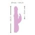 SMILE Pearly Rabbit - pärlemor vibrator (rosa)