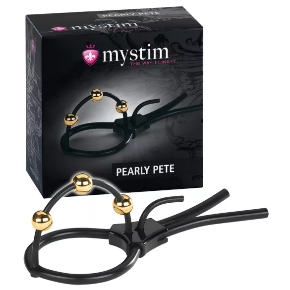 Mystim Pearly Pete – penisstimulans med elektroimpuls