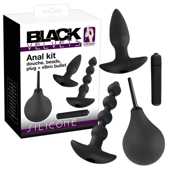 Black Velvets - analvibrator set - 4 delar