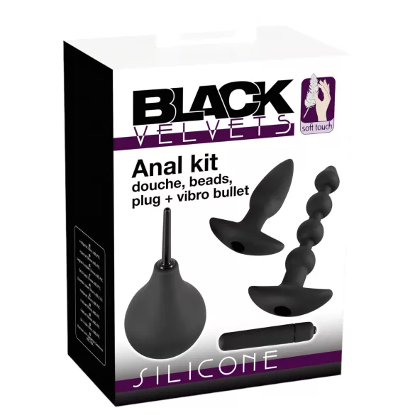 Black Velvets - analvibrator set - 4 delar