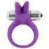 SMILE - penisring med vibrator - kanin - silikon lila