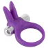 SMILE - penisring med vibrator - kanin - silikon lila