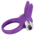 SMILE - penisring med vibrator - kanin - silikon lila