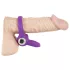 SMILE - penisring med vibrator - kanin - silikon lila