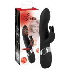 SMILE Blacky - vibrator med 2 motorer - USB-laddning - svart