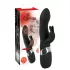 SMILE Blacky - vibrator med 2 motorer - USB-laddning - svart